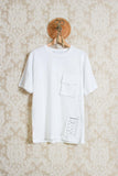 T-shirt Side Pocket Over Off-White