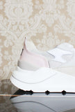 Sneakers running di date da donna color canvas pink ss24