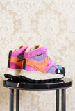 Sneakers scarponcino di flower mountain modello back country mid color fuxia violet