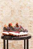 sneakers yamano in nylon da uomo di flower mountain color piombo antracite