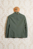 giacca monopetto in cotone e lino di officina 36 verde salvia da uomo ss24