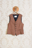 Gilet Narciso Lino Tabacco