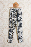 Pantalaccio Lino Cotone Wax Print